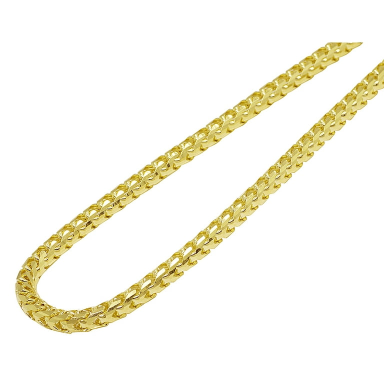 Gold diamond deals cut franco chain