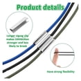 thumbnail image 4 of 3Pcs Trash Can Rubber Bands Bag Tie-down Straps With Locking Buckles for Kitchen Bathroom Office, Black, 4 of 5
