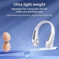 thumbnail image 2 of Leaf Less Neck Hanging Small Fan USB Charging Essential Summer A, 2 of 5