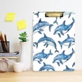 thumbnail image 5 of Acrylic Writing Board Gold12.5*9 Inch Clipboards Transparent Acrylic Material Suitable For Office Classroom Teachers Fashion Bloggers Stationery Enthusiasts Cartoon Cute Dolphin, 5 of 9