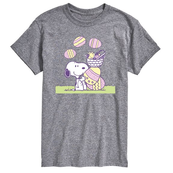 Peanuts - Easter Comic Panel - Men's Short Sleeve Graphic T-Shirt