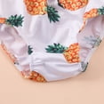thumbnail image 7 of TAIAOJING Toddlers and Baby Girls' Swimsuit Bowknot Sunflower Watermelon Pineapple Print Ruffles Two Piece Swimwear Bikini With Hat Outfits Bathing Suit 18-24 Months, 7 of 7