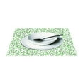 thumbnail image 3 of Simple Green Leaves 12x18in Heat-Resistant Non-Slip Place Mat, Durable and Wrinkle-Resistant, 3 of 8