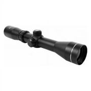 AIM Sports 2-7x42 Scout Riflescope, Matte Black Finish with Mil-Dot Reticle, 30mm Tube, 10.5" Eye Relief