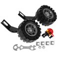thumbnail image 3 of Training Wheels for Bike 12 Inch Children Bike Auxiliary Wheels for Learning to Ride Kids Black Metal Balance Stabilizer 1 Set, 3 of 5