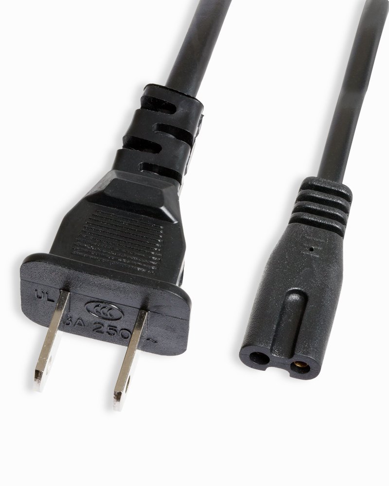OMNIHIL AC Power Cord for Arris Router Modem; Vizio, Sharp Sanyo Emerson TV; Sony PlayStation 1 2 PS1 PS2; Bose Companion 3 5 Speaker Audio System - image 2 of 2