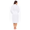 thumbnail image 6 of Skylinewears Woman Cotton Bathrobe Terry Cloth Knee Length Spa Bathrobe Soft Shower Robe, 6 of 6