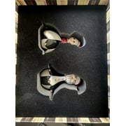 Mackenzie-Childs Jester Mr. & Mrs. Clause Salt and Pepper set