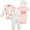 Pink Fox, variant on Infant Girl Preemie Layette Set 4-Piece, Pink Fox, Preemie