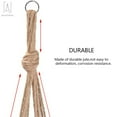 thumbnail image 4 of 4PCS 35.4 Inch Plant Flower Hanger Macrame Jute for Indoor Outdoor Ceiling Deck Balcony, Planter Holder Basket Boho Home Decor, 4 of 13