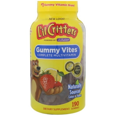 L'il Critters Gummy Vites, Multivitamin and Mineral Formula for kids 190 ea (Pack of 2)