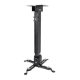 thumbnail image 1 of Soporte Proyector Universal Cañón Ajustable 15kg Techo Pared Negro, 1 of 3