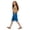 Dark Blue, variant on UACY Shorts for Girls Knee Length High Waisted Long Linen Shorts with Pockets Wide Leg Summer Lounge Baggy Linen Pants 