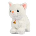 thumbnail image 1 of Gato robot de peluche interactivo con control de sonido Smalody, blanco, 1 of 7