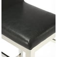 thumbnail image 3 of Butler Specialty Kelsey 25 in. Stainless Steel Faux Leather Counter Stool, 3 of 5