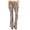 Black Button, variant on Chandly Women's Pants Flare High Waisted Casual Palazzo Bottoms, Black Marble, M