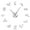 Silver, variant on Hunting Silhouette Frameless Wall Clock Stickers, DIY Modern Decorative Clocks for Living Room, Bedroom, Office - Easy to Install, Large 3D Clock Design (Silver,27in)