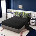 thumbnail image 3 of Erosebridal Pickleball Sport Theme Kids 7-Piece Twin Bedding Sets,Ball Games Trophy Bedding Comforter Set For Boys,Reversible black, 3 of 7