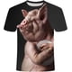 thumbnail image 1 of "Xishao Ropa Interior Hombre Camiseta De León 3D para Hombre, Camiseta con Estampado De Animales, Camiseta 3Dt con Patrón De Estilo 3D, Manga Corta De Tendencia De Verano" Xishao ropa, 1 of 1
