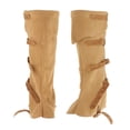 thumbnail image 2 of Fundas para botas de disfraz impermeables Yinane Guerrero Steampunk polainas medievales, 2 of 8