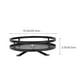 thumbnail image 4 of 1 UNID de acero inoxidable Rotación de Rack Rack Condiment Storage Rack (Negro), 4 of 5
