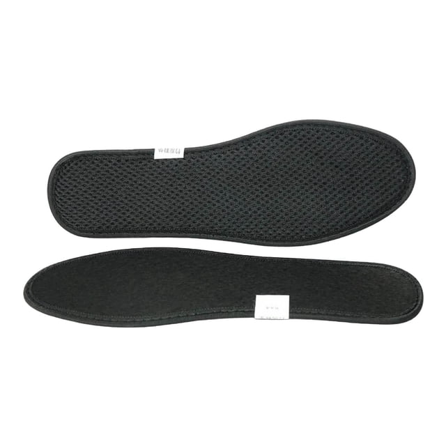 Par de plantillas de bambú, forro para zapatos, insertos de almohadilla, cojín, absorción de impactos, transpirable 253 cm jinwen Plantilla unisex