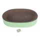 thumbnail image 1 of Cat Scratcher Bed Oval Corrugated Paper Cat Scratch Board Nest Scratching Basin for Claw Grinding Furniture Protection Green, 1 of 1