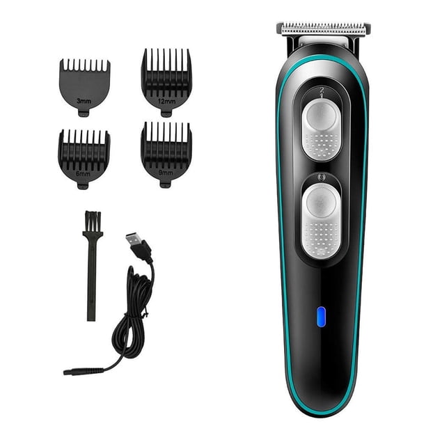 Cortapelos recargables, profesional, de poco ruido y alto rendimiento, con 4 peines guía para kit de aseo, recortador de precisión, corte de pelo