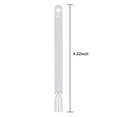 thumbnail image 4 of Set of 4 Total 200 Pcs Clear Nail Swatches Sticks,Clear Nails Sample Sticks,Transparent Fan-shaped Nail Art Tips Display Polish Board Display Practice Sticks Tool with Metal Split Ring Holder, 4 of 5