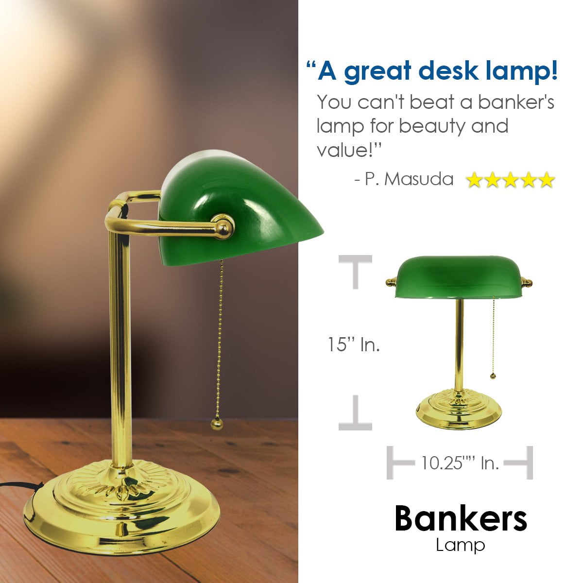 bankers desk lamp walmart