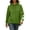 03-Green, variant on Yutgune Womens Hoodies Oversized Hoodies For Women Side Split Hem Long Sleeve Casual Sweatshirt