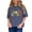 Denim, variant on Pre-K Vibes, Prekindergarten School Teacher Themed, Groovy Retro Wavy Text, Flo Blue Comfort Colors T-Shirt, XL