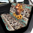 thumbnail image 3 of Pzuqiu Western Highland Cow Automotive Seat Covers Car Accessories Set Breathable Front and Rear Seat Cover Set Easy to Install Seat Protectors Cars Interior Covers For Sedans Trucks, 3 of 7