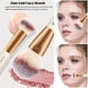 thumbnail image 3 of Set de brochas de maquillaje HEYMKGO, 4 unidades, color albaricoque con doble punta, 3 of 7