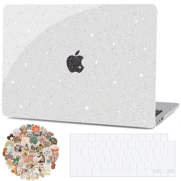 Funda G JGOO compatible con MacBook Air M4 de 13,6 pulgadas, transparente