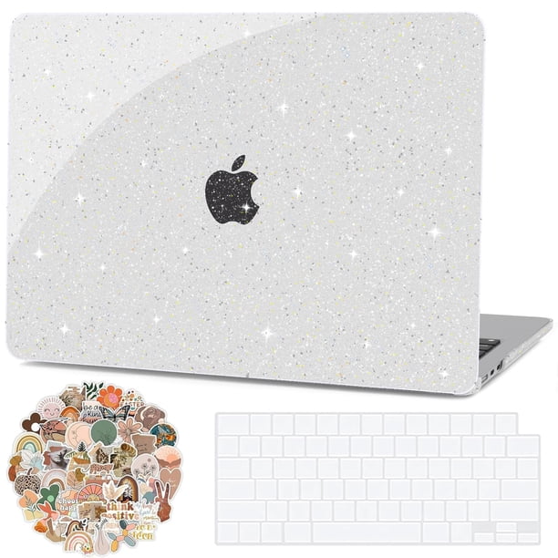 Funda G JGOO compatible con MacBook Air M4 de 13,6 pulgadas, transparente