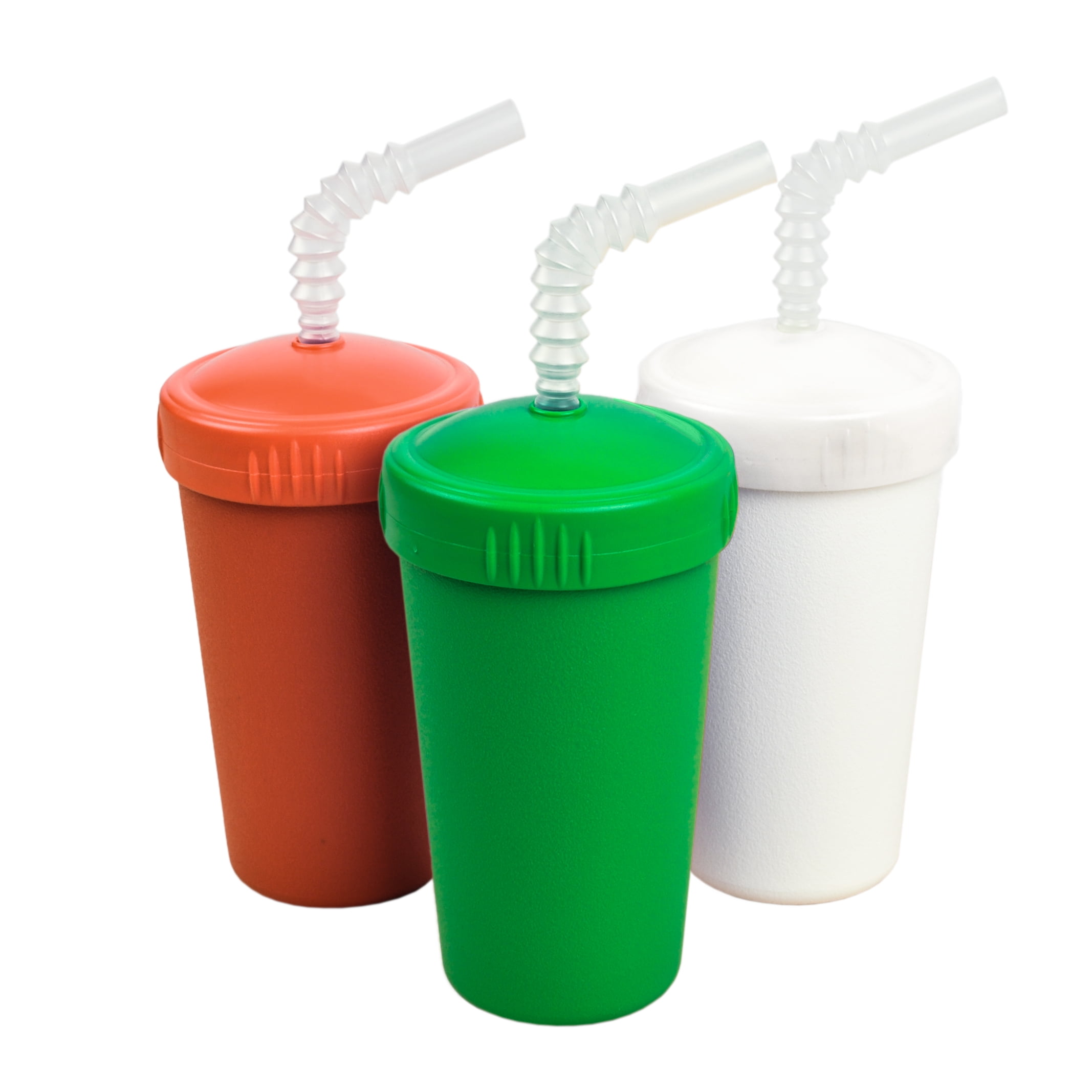 RePlay Made in USA 3pk Straw Cups with Reversable Straw for Easy Baby