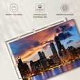 thumbnail image 6 of Elephant Stock Urban Chicago Skyline Wall Art - Horizontal Canvas Wall Art - Living Room Wall Decor - Places Canvas - Gray And Black Decor - 12" x 8", 6 of 8