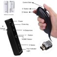 thumbnail image 4 of Mando a distancia y Nunchuk para Wii, mando a distancia Plus para Wii con Motion Plus y Nunchuck, mando a distancia Joystick para Wii Control remoto de juegos con funda de silicona negro BANYUO  Hogar, 4 of 6