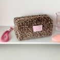 thumbnail image 6 of Luxurious Plush Cosmetic Organizers Roomy Compartment Easy Carry For Travel, 6 of 18