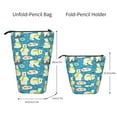 thumbnail image 2 of Kdxio Telescopic Pencil Bag Pen Holder Stationery Case,Stand-up Retractable Transformer Bag Organizer for Christmas Holiday(Cute Polar Bear Fishing), 2 of 6
