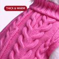 thumbnail image 3 of Dog Sweater for Small Medium Dogs, Warm Comfortable Winter Pet Clothes, Cute Knitted Sleeveless Puppy Sweater for Cats, Dog Apparel & Accessories Fall Winter by MPOISVA, 3 of 8