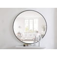 thumbnail image 3 of Elegant Decor Metal frame Round Mirror 48 inch Black finish, 3 of 4