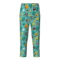 thumbnail image 2 of Disketp Trucks And Excavators for Teenagers' Pajama Pants ,Lounge Pants Teen joggers Ideal for Home, School, or Sports-Small, 2 of 6