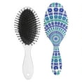thumbnail image 2 of Abstract Tribal Pattern Comb - Gentle Brush for Wet & Dry Hair, 2 of 5