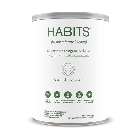 Proteína vegana HABITS Natural 488g