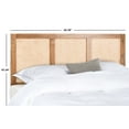 thumbnail image 6 of SAFAVIEH Vienna Cane Farmhouse Wood Headboard, Queen, Natural, 6 of 7