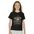 thumbnail image 4 of Country Strong Motorcycle Biker Skull Crewneck T Shirts Boy Girl Teen Brisco Brands S, 4 of 5
