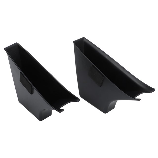 Door Armrest Storage Tray, Car Door Storage Box ABS Perfect Fit Black Easy Clean Anti Deformation For Interior Modification Rear Door