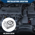 thumbnail image 2 of Reemplazo del Enfriador de Aceite No.264102B740 para Hyundai Elantra, Metal Duradero, Tono Plateado, 2 of 7